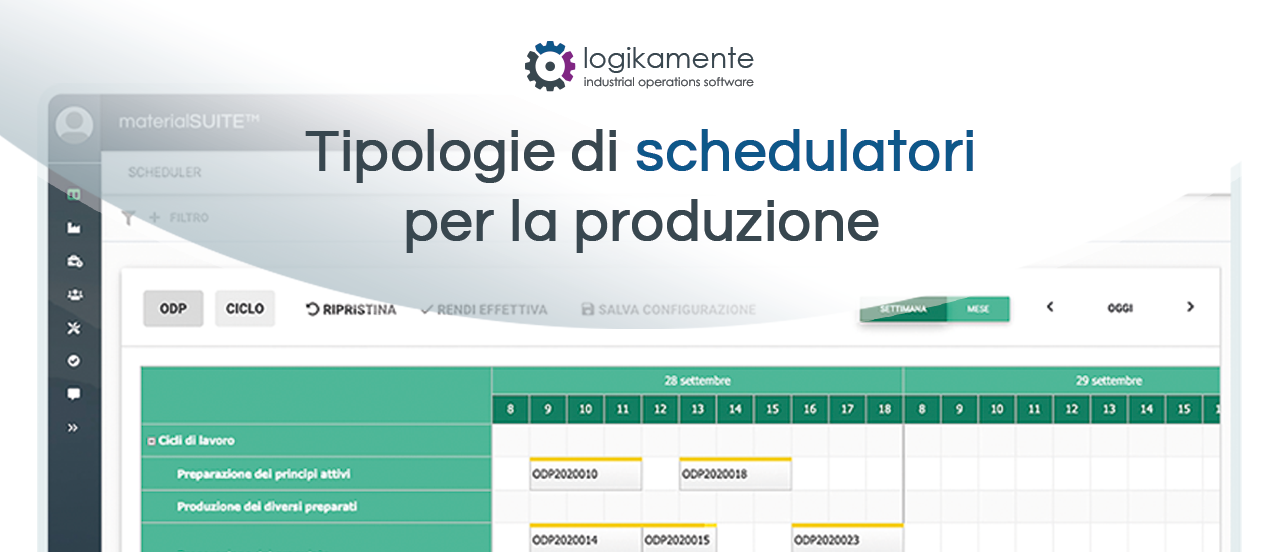 Schedulatori di produzione